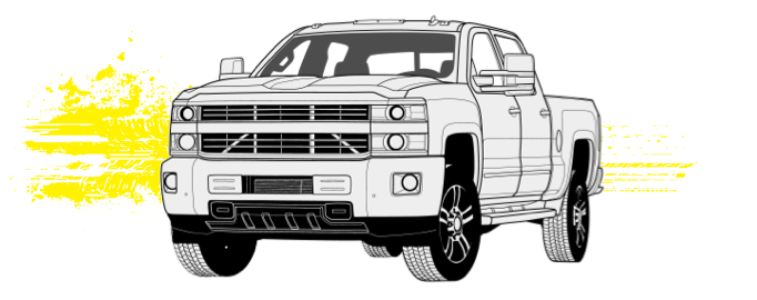 LINE-X Truck illustration