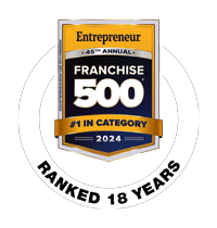 Entrepreneur 45th Annual Franchise 500 #1 in Category 2024 - Ranked 18 Years